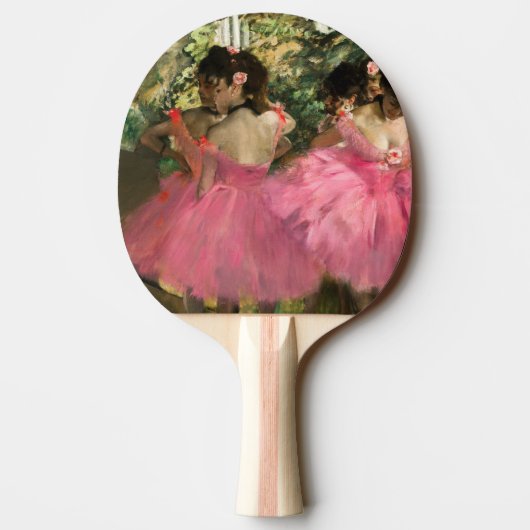 Raquette De Ping Pong Edgar Degas - Danseurs en rose (Dos)