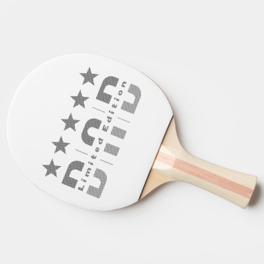 Raquette De Ping Pong Édition Limitée Papa (Dos Côté)