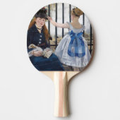 Raquette De Ping Pong Edouard Manet - Le Chemin De Fer (Devant)