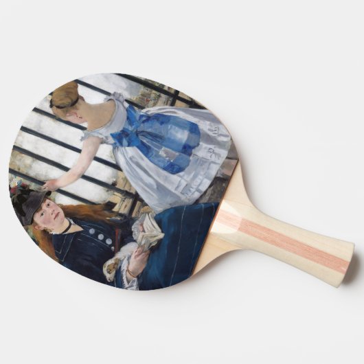 Raquette De Ping Pong Edouard Manet - Le Chemin De Fer (Côté)