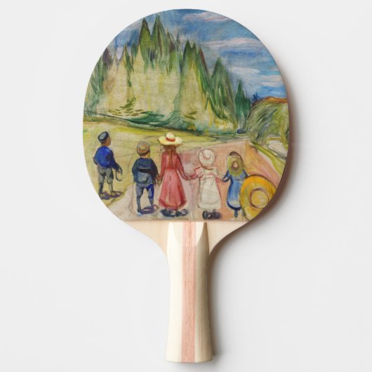 Raquette De Ping Pong Edvard Munch - La forêt Fairytale (Devant)