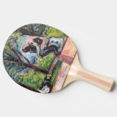 Raquette De Ping Pong Edvard Munch - Le penseur de Rodin (Côté)