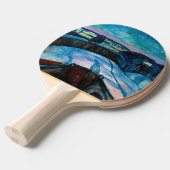 Raquette De Ping Pong Edvard Munch - Nuit étoilée 1922 (Devant Angle)