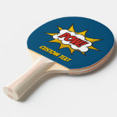 Raquette De Ping Pong Effet audio comique Pow (Devant Angle)
