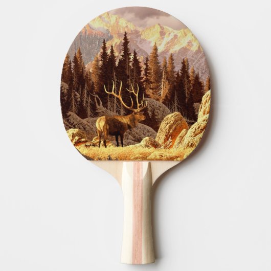 Raquette De Ping Pong Élans Taureau (Devant)