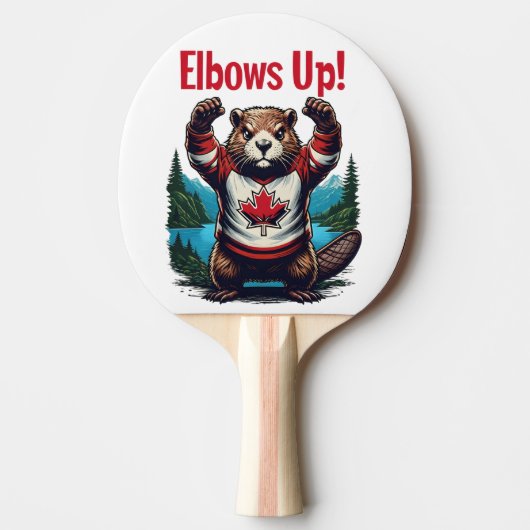 Raquette De Ping Pong Elbows Up Canada (Devant)