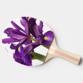 Raquette De Ping Pong Élégant Iris Néerlandais Fleurs De Sensation Viole (Côté)