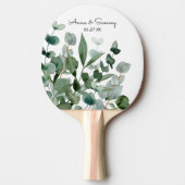 Raquette De Ping Pong Élégant jeu Mariage de feuillage Elégant (Devant)