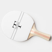 Raquette De Ping Pong Élégant tennis de table monographique personnalisé (Côté)