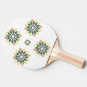 Raquette De Ping Pong Élégante Étoile géométrique moderne éclate (Côté)
