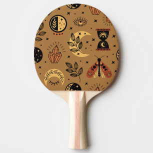 Raquette De Ping Pong Éléments magiques : Enchanter un Motif sans coutur