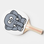 RAQUETTE DE PING PONG ÉLÉPHANT GRIS (Côté)