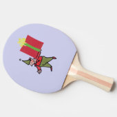Raquette De Ping Pong Elfe avec boîte rouge violet ping pong paddle (Côté)