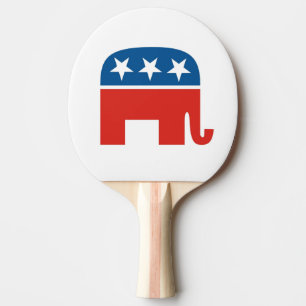 Raquette De Ping Pong elphant du parti républicain américain