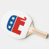 Raquette De Ping Pong elphant du parti républicain américain (Côté)