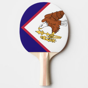 Raquette De Ping Pong Emblème du drapeau des Samoa américaines