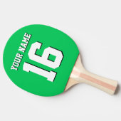 Raquette De Ping Pong Emerald Green Sports Jersey Team Jersey (Côté)