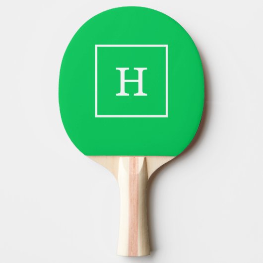 Raquette De Ping Pong Emerald Green White Framed (Devant)