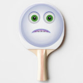 Raquette De Ping Pong Emoji - Visage drôle (Devant)