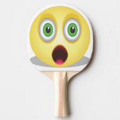 Raquette De Ping Pong Emoji - Visage drôle (Devant)
