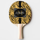 Raquette De Ping Pong Empreinte de léopard (Dos)
