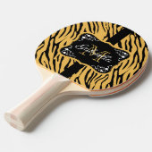 Raquette De Ping Pong Empreinte de léopard (Devant Angle)
