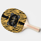 Raquette De Ping Pong Empreinte de léopard (Côté)