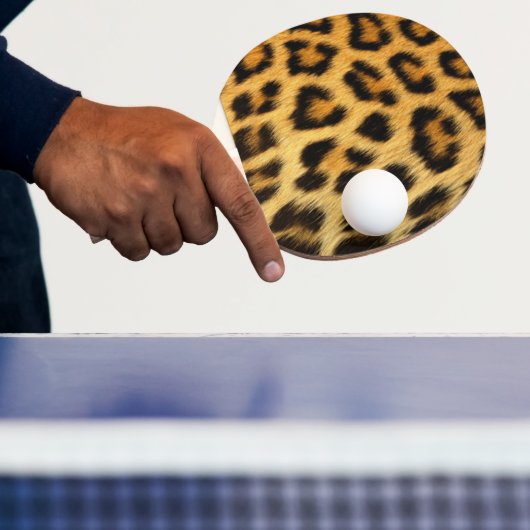 Raquette De Ping Pong Empreinte de léopard (Insitu)
