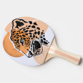 Raquette De Ping Pong Empreinte de léopard Ping Pong Paddle (Côté)