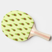 Raquette de ping pong en Avocat Vert (Côté)