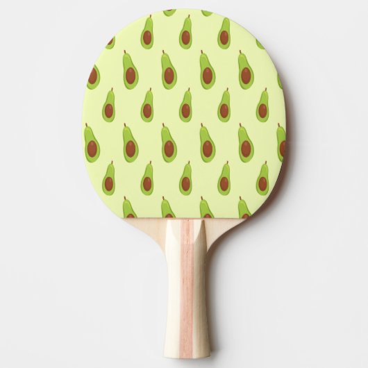 Raquette de ping pong en Avocat Vert (Devant)