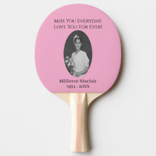 Raquette De Ping Pong En mémoire d'amour - Souvenir