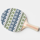 Raquette de ping pong en pull d'hiver (Côté)