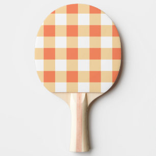 Raquette De Ping Pong en vichy Motif