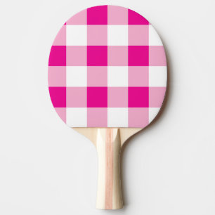 Raquette De Ping Pong en vichy Motif