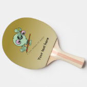 Raquette De Ping Pong Enseignant stressé Drôle crâne (Côté)