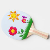 Raquette De Ping Pong Ensoleillé (Côté)