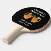 Raquette De Ping Pong Enterrement de vie de garçon Beer Cheers Mariage (Devant Angle)