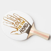 Raquette De Ping Pong Entretien à la main (Côté)