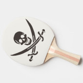 Raquette De Ping Pong Épées de crâne en obsidienne Drapeau de pirate de  (Côté)