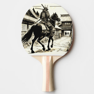 Raquette De Ping Pong Epic Samurai Rider Manga Art Imprimer