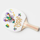 Raquette De Ping Pong Épis Fleur de lis Mardi Gras (Côté)