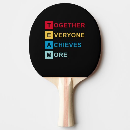 Raquette De Ping Pong Équipe (Devant)