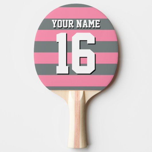 Raquette De Ping Pong Équipe cycliste Flamingo Pink Charcoal Jersey Prep (Devant)