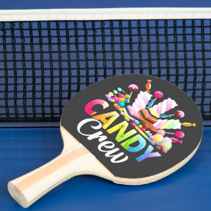 Raquette De Ping Pong Équipe de bonbons Décorations Candy Land Sweetie C