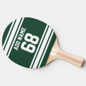 Raquette De Ping Pong Équipe Jersey avec nom et numéro personnalisés (Côté)
