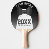 Raquette De Ping Pong Équipe mariage Salle de gym Groomsman Ping Pong Pa (Devant)