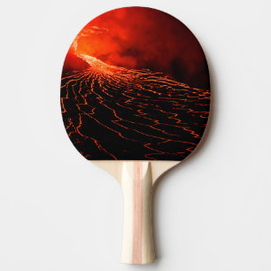 Raquette De Ping Pong éruption volcanique