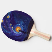 RAQUETTE DE PING PONG ESPACE BITCOIN CRYPTO DE FILLE (Côté)