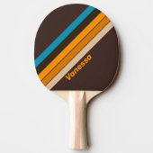 Raquette De Ping Pong Espresso Drift rayé avec nom (Dos)